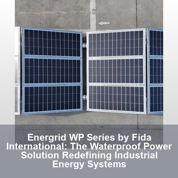 Energrid WP Series by Fida International: The Waterproof Power Solution Redefining Industrial Energy Systems